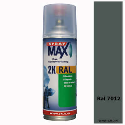 Spuitbus Spraymax 2K Ral 7012 Basaltgrijs