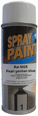 Spuitbus Ral 5025 Parelmoer blauw