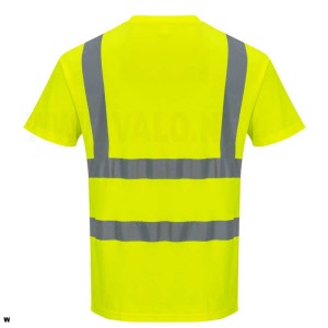 t-shirt-hivis-geel-katoen-achterzijde-portwest-s170
